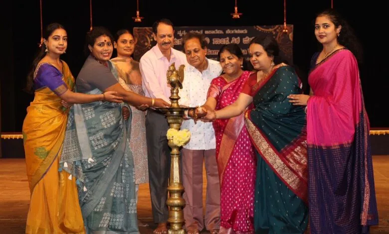 Bharatanatyam Festival Celebrated with Traditional Lamp Lighting Ceremony