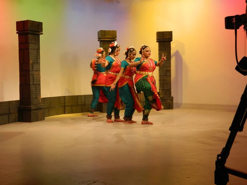 Young Bharatanatyam Dancers Mesmerize Audience with Graceful Stage Performance
